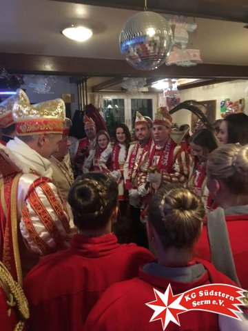 16.02.2017 - Wagenbauessen Prinzengarde mit Stadtprinz