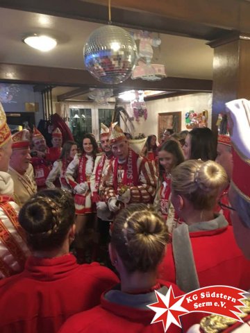 16.02.2017 - Wagenbauessen Prinzengarde mit Stadtprinz