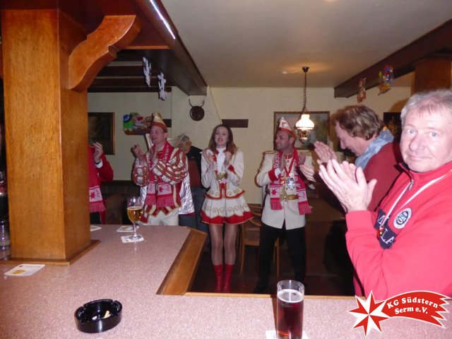 16.02.2017 - Wagenbauessen Prinzengarde mit Stadtprinz