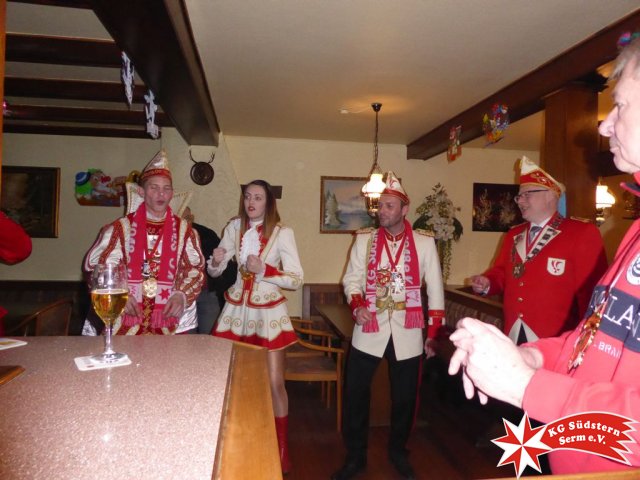 16.02.2017 - Wagenbauessen Prinzengarde mit Stadtprinz