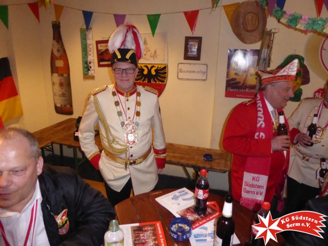 21.02.2019 - Wagenbauessen bei Viet Serm mit Stadtprinz Kevin I