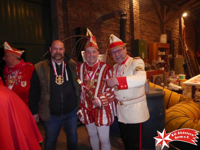 21.02.2019 - Wagenbauessen bei Viet Serm mit Stadtprinz Kevin I